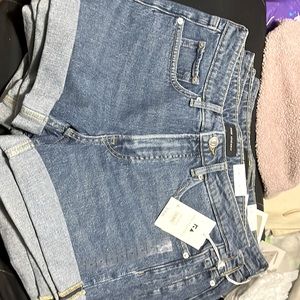 Free Assembly Women’s Rolled Cuff Jean Shorts